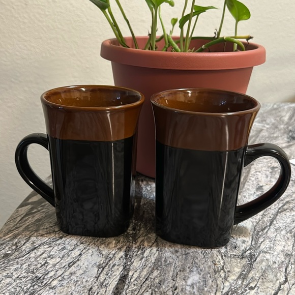 Royal Norfolk Dining Royal Norfolk Stoneware Black Brown Two Tone